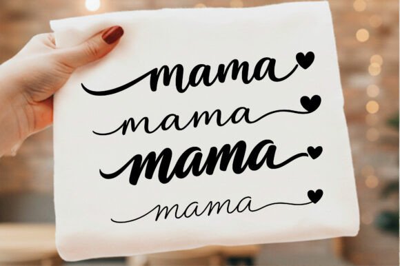 Download Mama Mom Life with Heart Mother's Day - Premium Resources