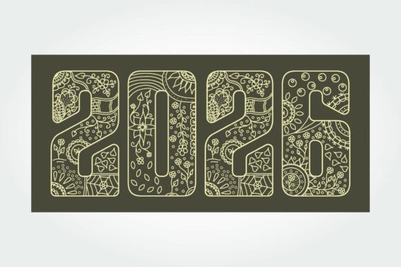 Download 2026 New Year Typography Greeting Card - New year Collection