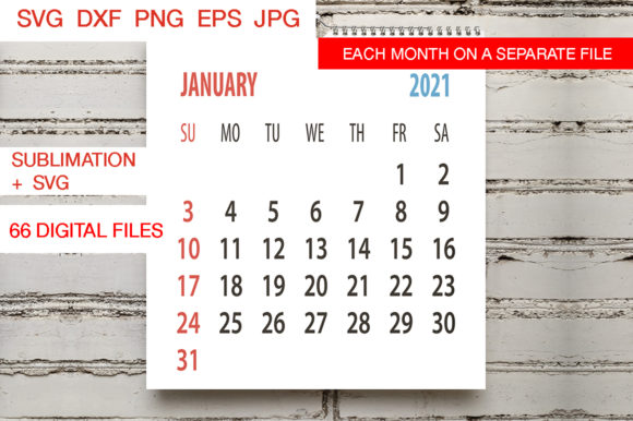 Download Minimalist Calendar 2021 - Premium Resources