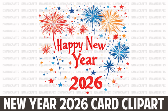Download Happy New Year 2026 Greeting Card PNG - New year Collection