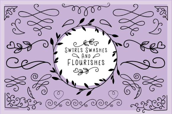 Download Swirls Swashes and Flourishes - Swirls Collection