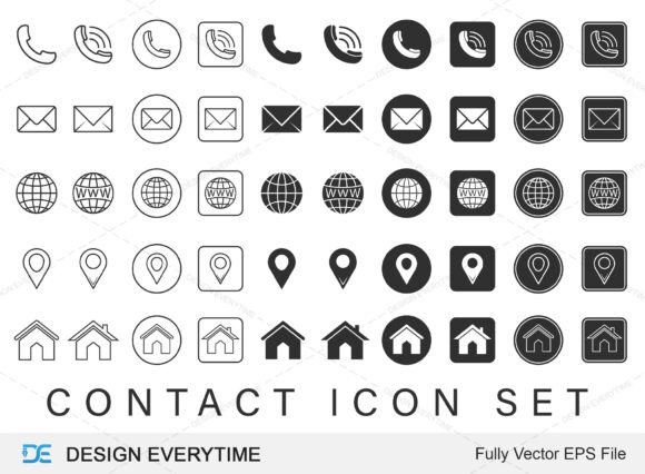 Download Contact Icon, Contact Icons Vector - Icon Collection