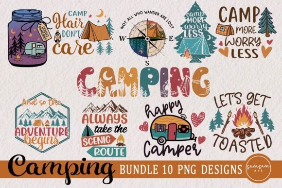 Download Camping Bundle Sublimation - Premium Bundle