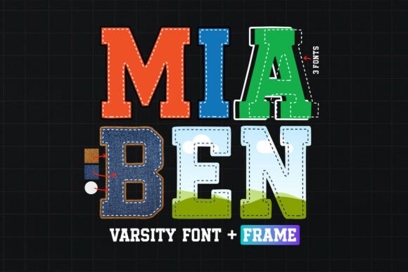 Download Mia Ben Canva Font Frame Template - Premium Resources