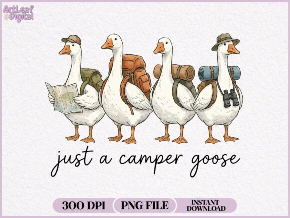 Download Camper Goose Camping Goose PNG - Camping Collection