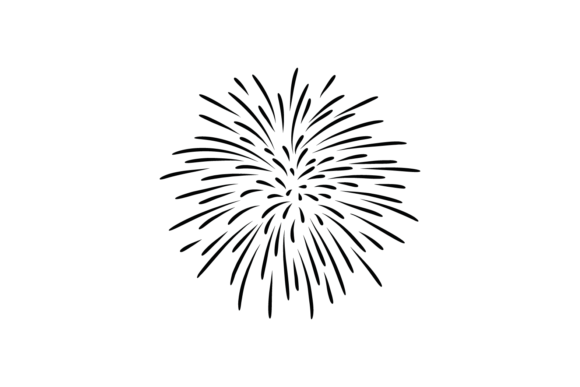 Download Fireworks Splash Silhouette New Year Svg - New year Collection