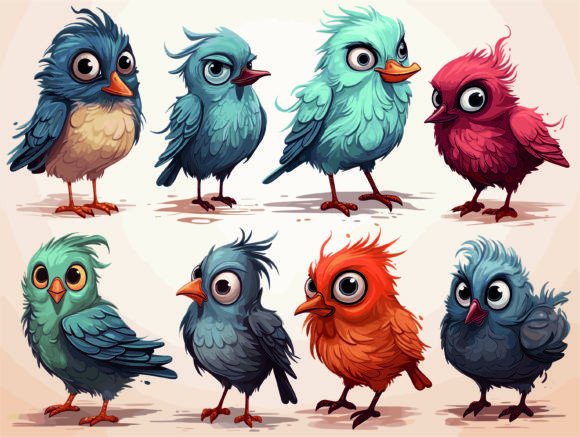 Download Icon Rainbow Bird - Icon Collection