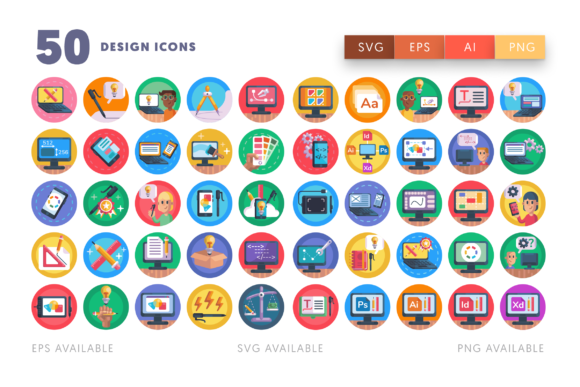 Download 50 Design Icons - Icon Collection