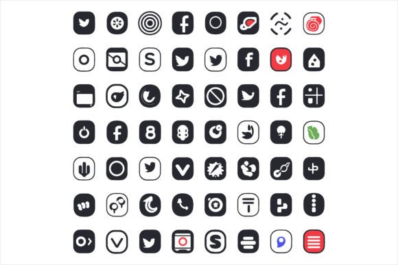 Download Social Media Icon Set Vector - Icon Collection