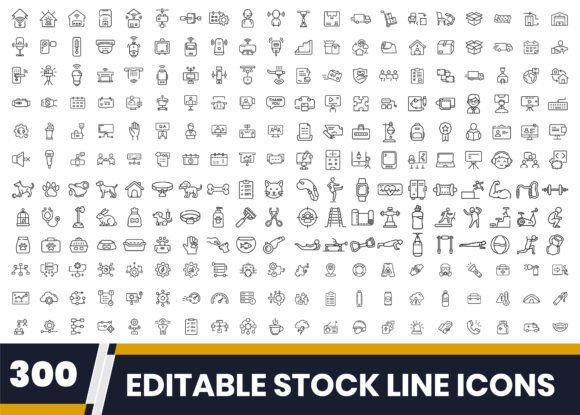 Download Outline Icon Collection 300 Icons - Icon Collection