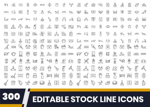 Download Modern Line Icon Pack 300+ Vectors - Icon Collection